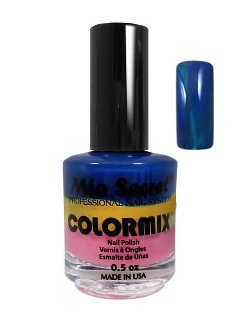 Kleurenmix Blauw Geel Roze