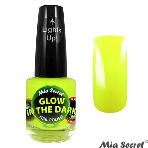 Glow in the Dark Nagellak Citron Geel