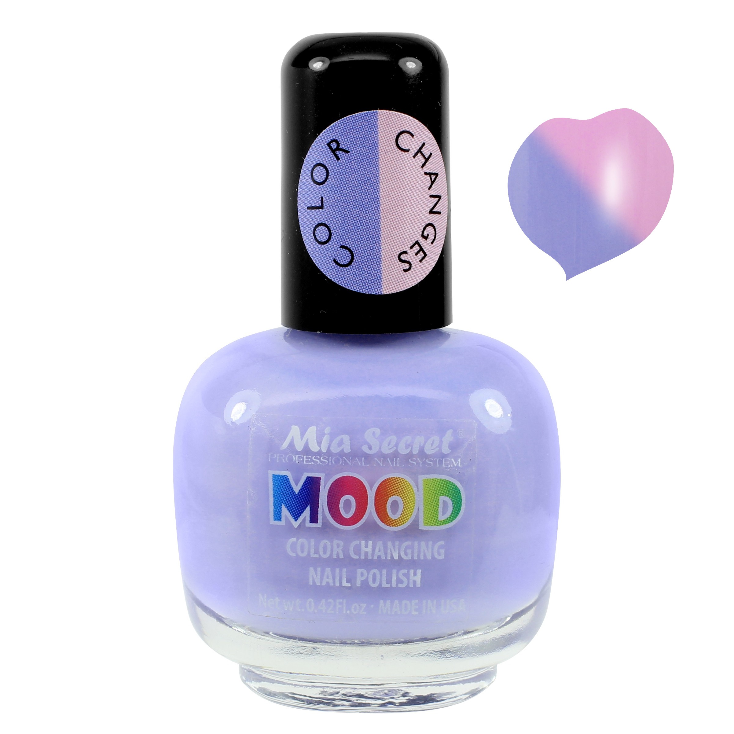 Mood Nagellack Petal Blue - Petal Pink