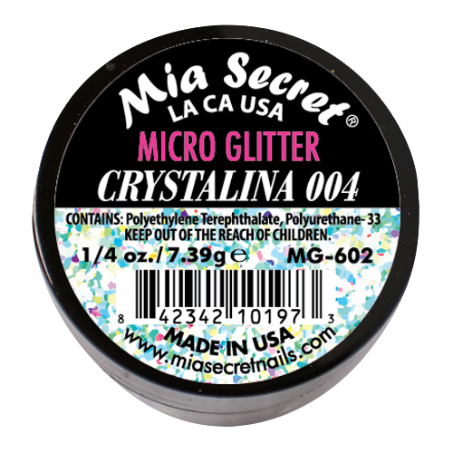 Micro Glitter Acryl-Pulver Crystalina 004