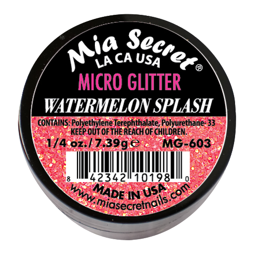 Micro Glitter Acryl-Pulver Watermelon Splash
