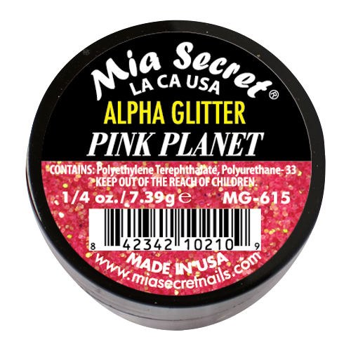 Alpha & Dust Glitter Acryl-Pulver Pink Planet