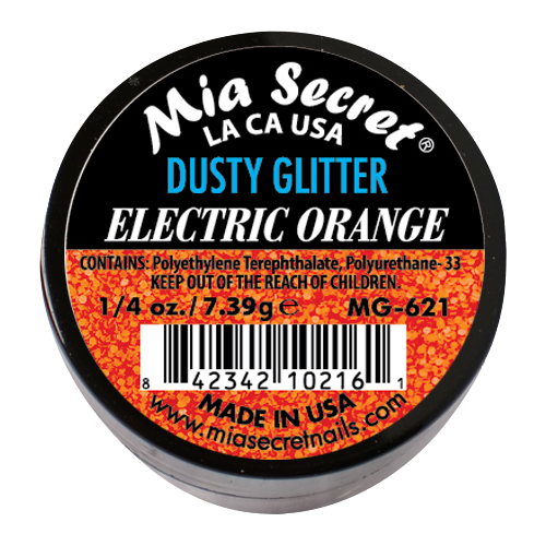 Alpha & Dust Glitter Acryl-Pulver Electric Orange