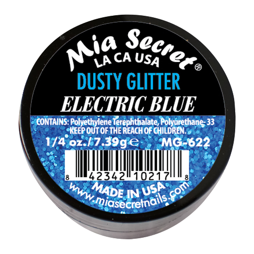 Alpha & Dust Glitter Acryl-Pulver Electric Blue