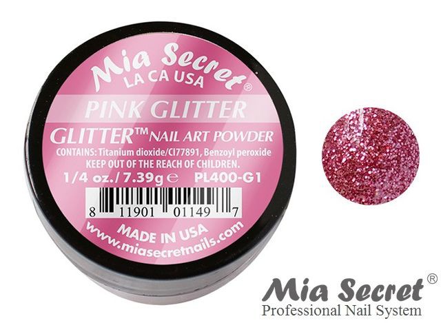 Glitter Acryl-Pulver Pink