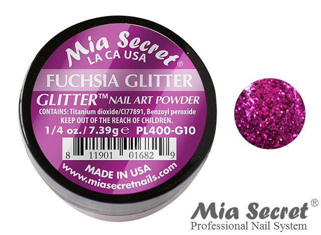 Glitter Acryl-Pulver Fuchsia