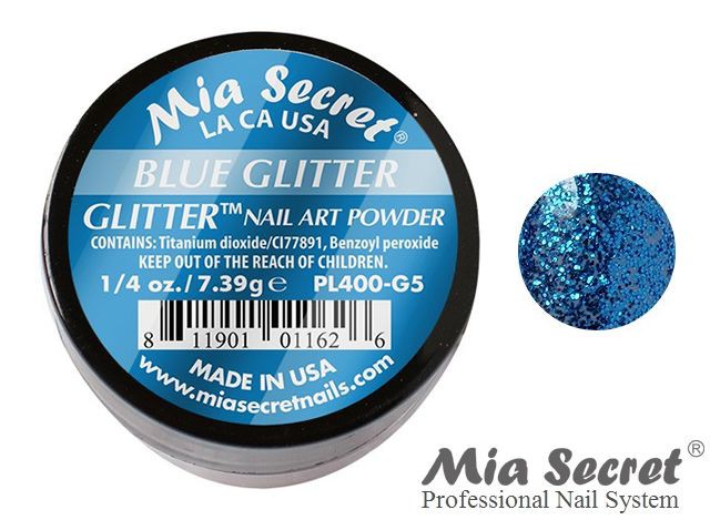 Glitter Acryl-Pulver Blue