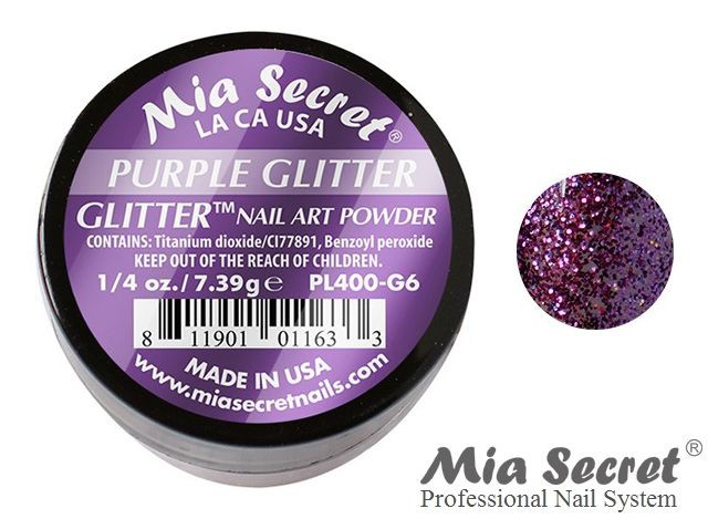 Glitter Acryl-Pulver Purple