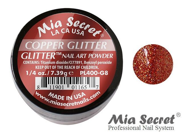 Glitter Acryl-Pulver Copper