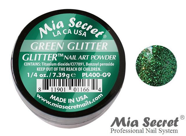 Glitter Acryl-Pulver Green