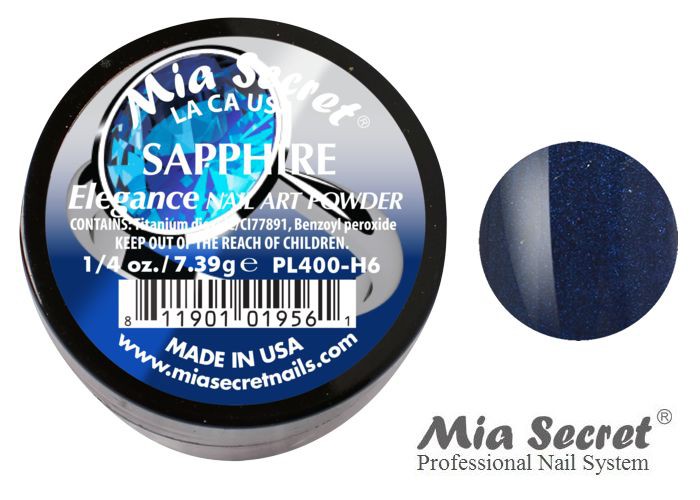 Elegance Acryl-Pulver Sapphire