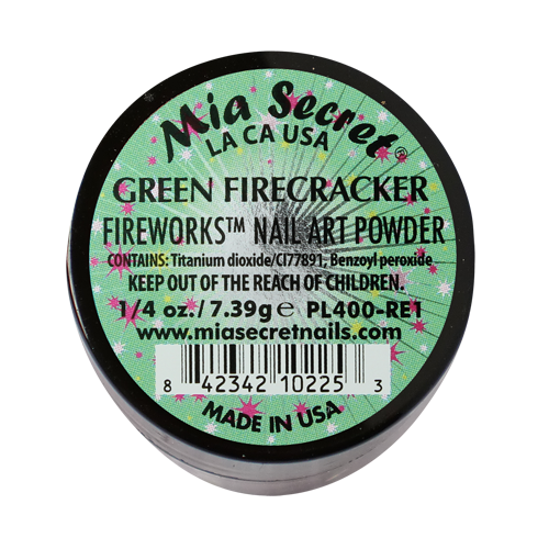 Fireworks Acryl-Pulver Green Firecracker