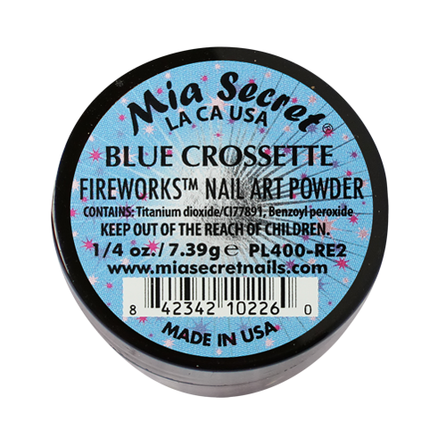 Fireworks Acryl-Pulver Blue Crossette