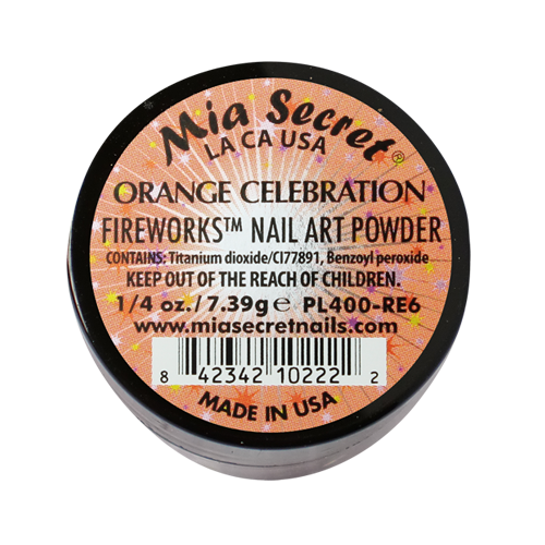 Fireworks Acryl-Pulver Orange Celebration