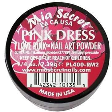 I Love Pink Acrylpoeder Pink Dress