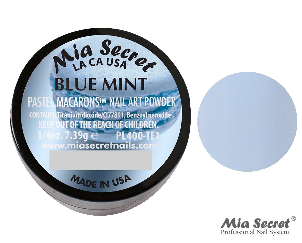 Pastel Macarons Acryl-Pulver Blue Mint