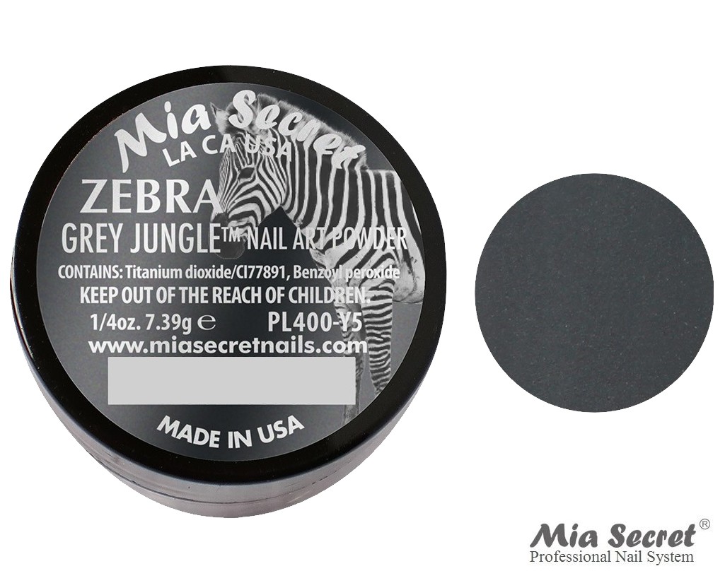 Grey Jungle Acryl-Pulver Zebra