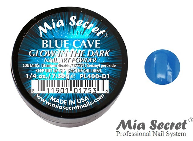 Glow in the Dark Acryl-Pulver Blue Cave