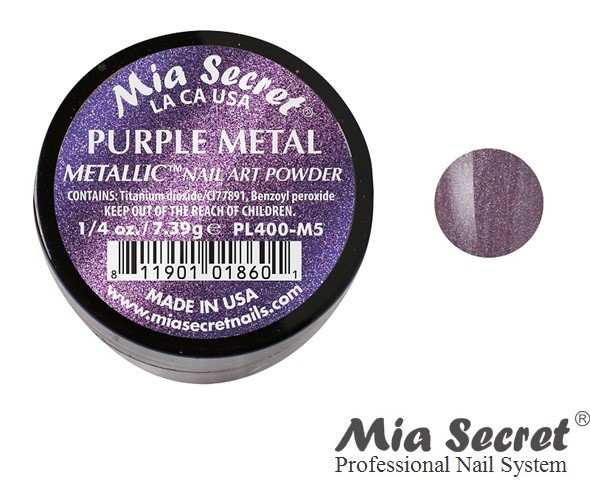 Metallic Acryl-Pulver Purple Metal
