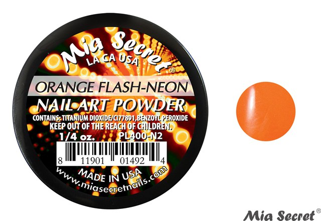 Flash-Neon Acryl-Pulver Orange