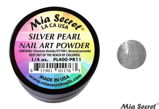 Pearl Acryl-Pulver Silver