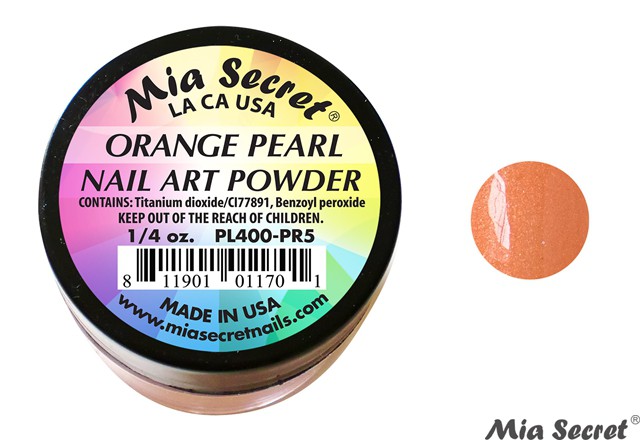 Pearl Acryl-Pulver Orange