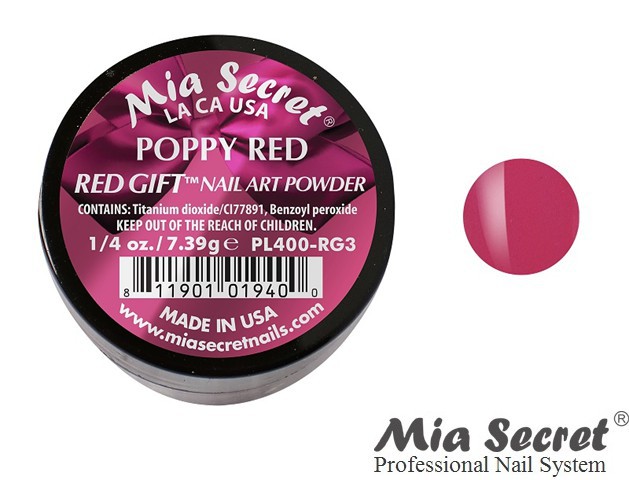 Red Gift Acryl-Pulver Poppy Red