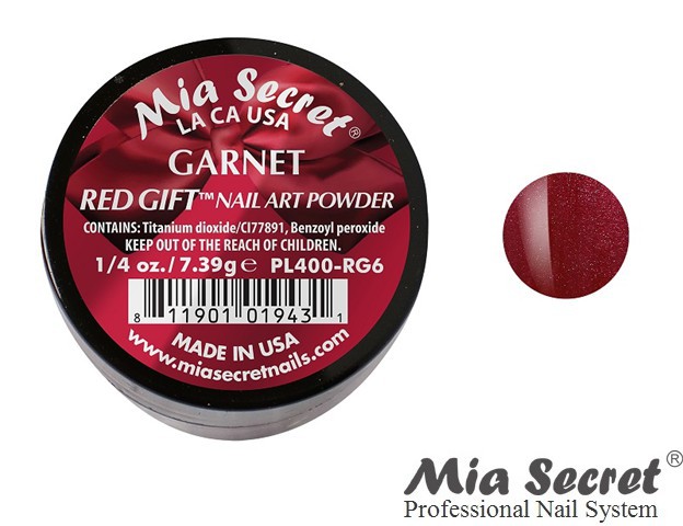 Red Gift Acryl-Pulver Garnet