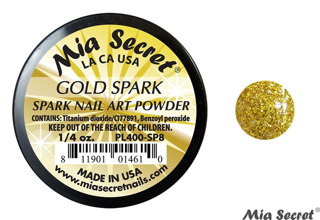 Spark Acryl-Pulver Gold