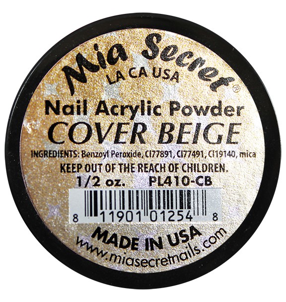 Cover Acryl-Pulver Beige 15ml.