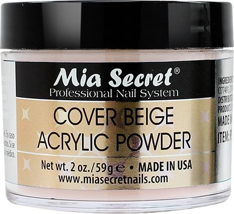 Cover Acryl-Pulver Beige 60ml.