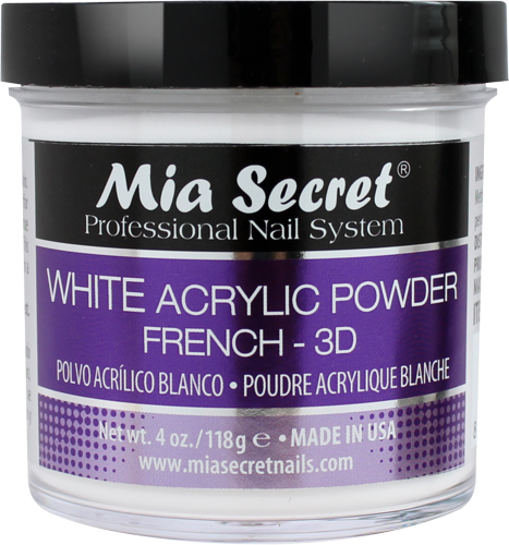Acryl Pulver Weiß 118 ml.
