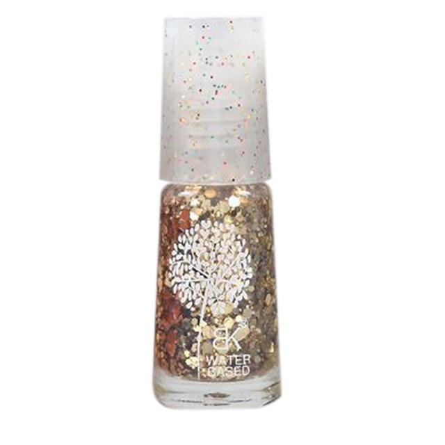 Waterbasis Nagellak Glitters Goud (Grof)