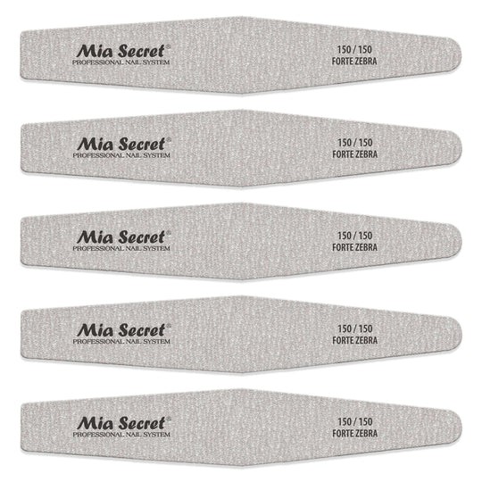 Forte Zebra Diamont Nagelfeile 150/150 Grün (5 Stück)