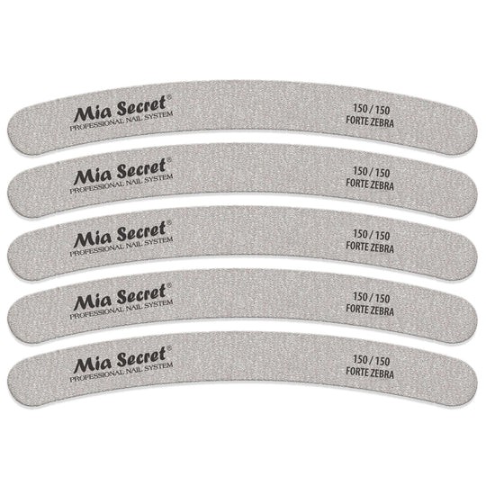 Forte Zebra Kurve Nagelvijl 180/180 Blauw (5stuks)