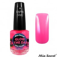 Glow in the Dark Nagellak Strawberry Roze