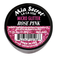 Micro Glitter Acryl-Pulver Rose Pink