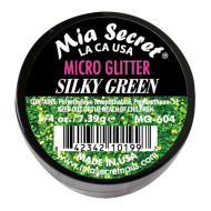 Micro Glitter Acryl-Pulver Silky Green