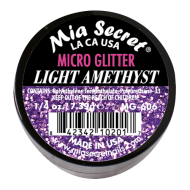 Micro Glitter Acryl-Pulver Light Amethyst