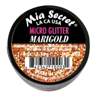 Micro Glitter Acryl-Pulver Marigold