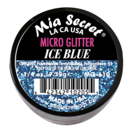 Micro Glitter Acryl-Pulver Ice Blue