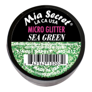Micro Glitter Acryl-Pulver Sea Green