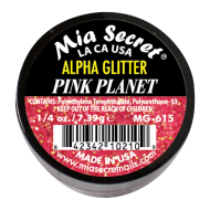 Alpha & Dust Glitter Acryl-Pulver Pink Planet