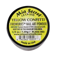 Fireworks Acryl-Pulver Yellow Confetti