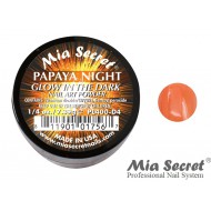 Glow in the Dark Acryl-Pulver Papaya Night