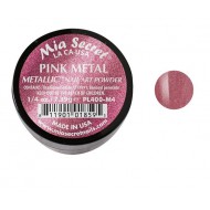 Metallic Acryl-Pulver Pink Metal
