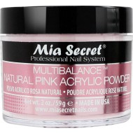 Acryl-Pulver Natürliches Rosa 60ml.