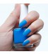 Nagellack Matt Hellblau